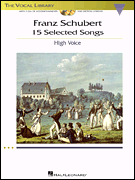 Franz Schubert 15 Selected Songs Vocal Solo & Collections sheet music cover